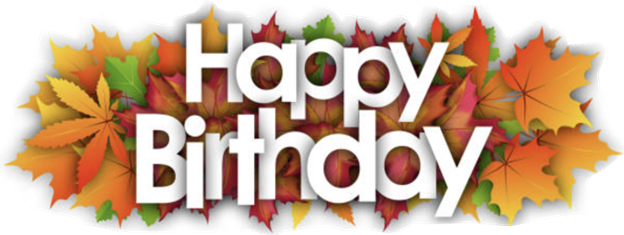 Fall Happy Birthday